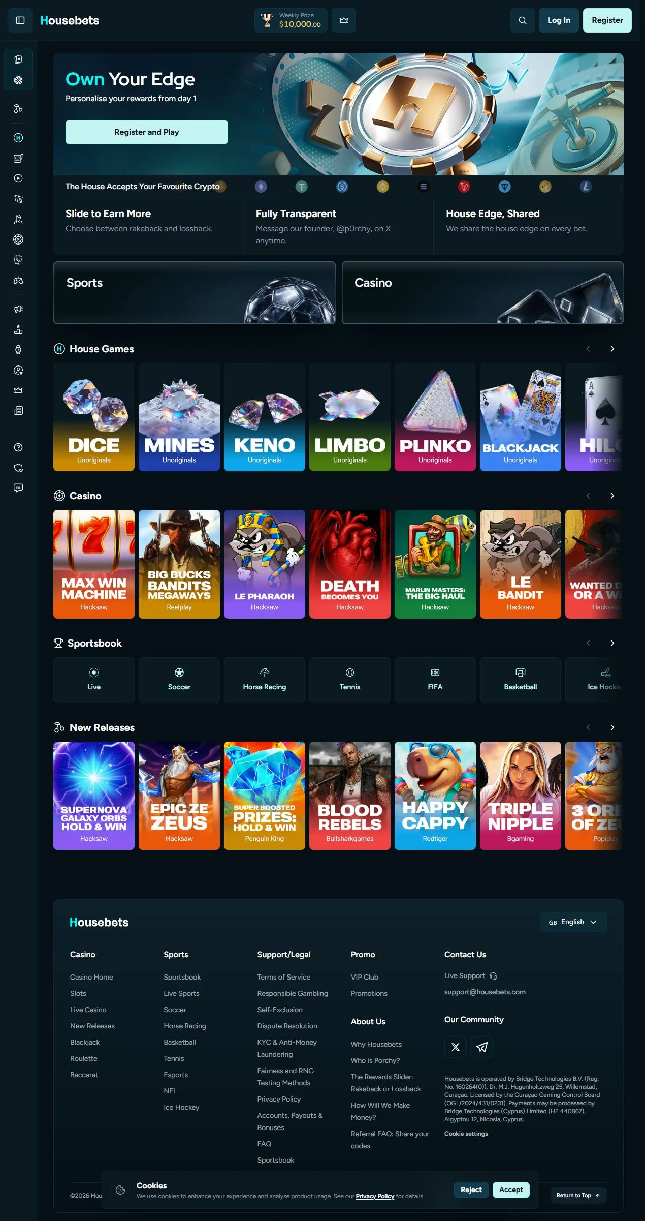 Housebets — Checked evidence